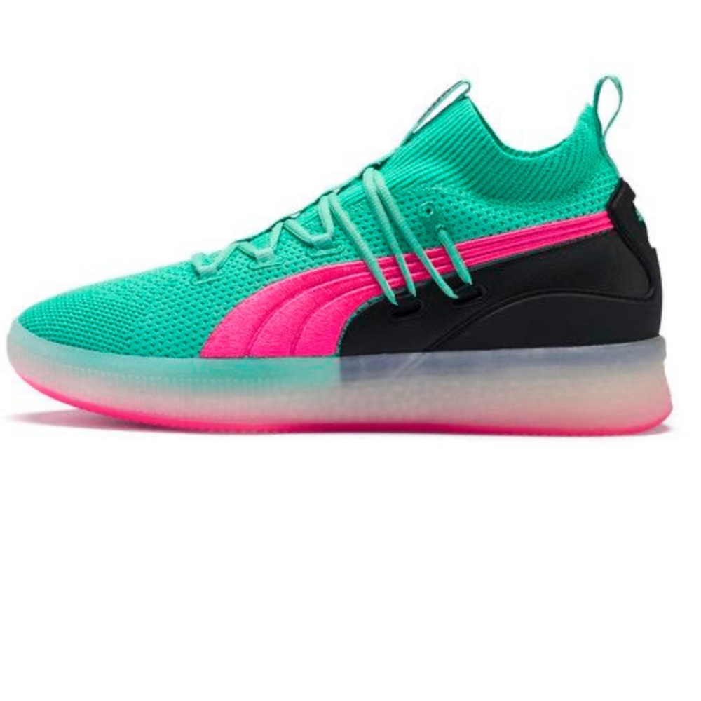 Puma Clyde Court Biscay Green Size 11
